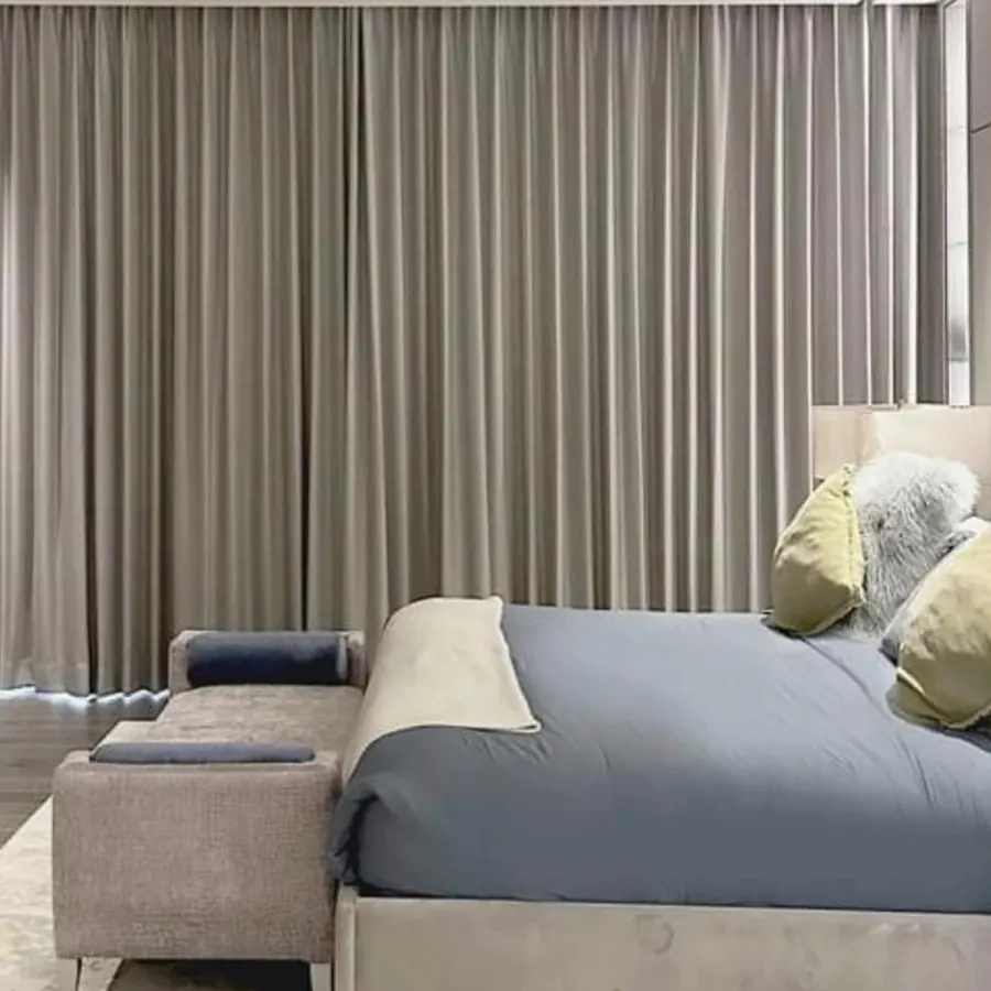 Cortinas decorativas para interiores residenciales
